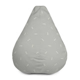 Arrow to My Heart Bean Bag Chair Cover (Ice Grey)