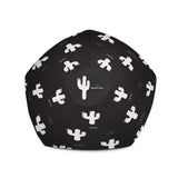 It's Cactus Designer Bean Bag Chair Cover in Midnight