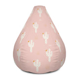 It's Cactus Designer Bean Bag Chair Cover in Pastel Pink