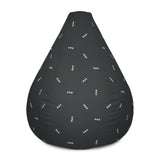 Arrow to My Heart Bean Bag Chair Cover (Charcoal)