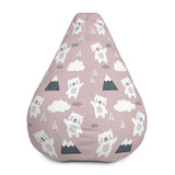 Bodhi Bear Designer Bean Bag In Dusky Pink