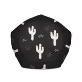 It's Cactus Designer Bean Bag Chair Cover in Midnight