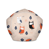 Owlette the Owl Bean Bag Cover In Muted Peach