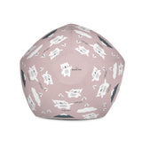 Bodhi Bear Designer Bean Bag In Dusky Pink