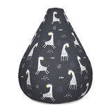 Gerry Giraffe Designer Bean Bag Cover in Charcoal