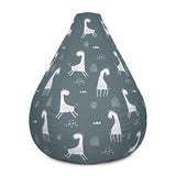 Gerry Giraffe Bean Bag Cover in Nordic Blue