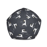 Gerry Giraffe Designer Bean Bag Cover in Charcoal